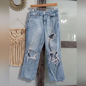 2/30 AE Curvy 90's Straight Jeans Size 10 short